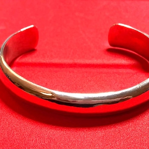 Smooth Sterling Silver Cuff