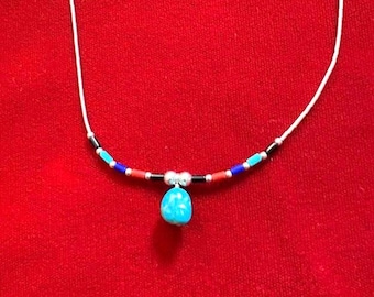 Turquoise Heishi Navajo Necklace