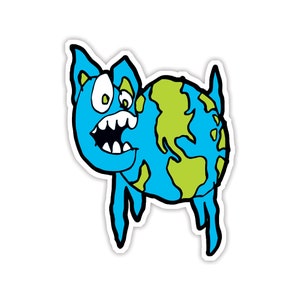 The World Has Gone to the Dogs Vinyl Magnet