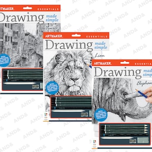 Lion Sketchbook for Kids ages 4-8 Blank Paper for Drawing.