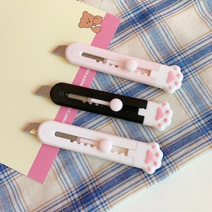 1pc Cute Mini Animal Utility Knife, Box Cutter, Portable Knife