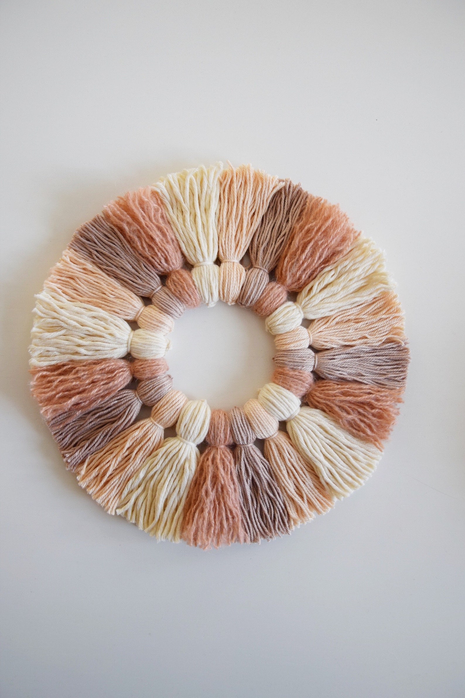 Wall Decor / Wreath / Boho Decor / Tassel Wreath / Nursery Etsy