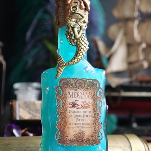 Potion Magique Larmes de Sirènes décorative pour cabinet de curiosité en verre pour sorcières et sorciers image 5