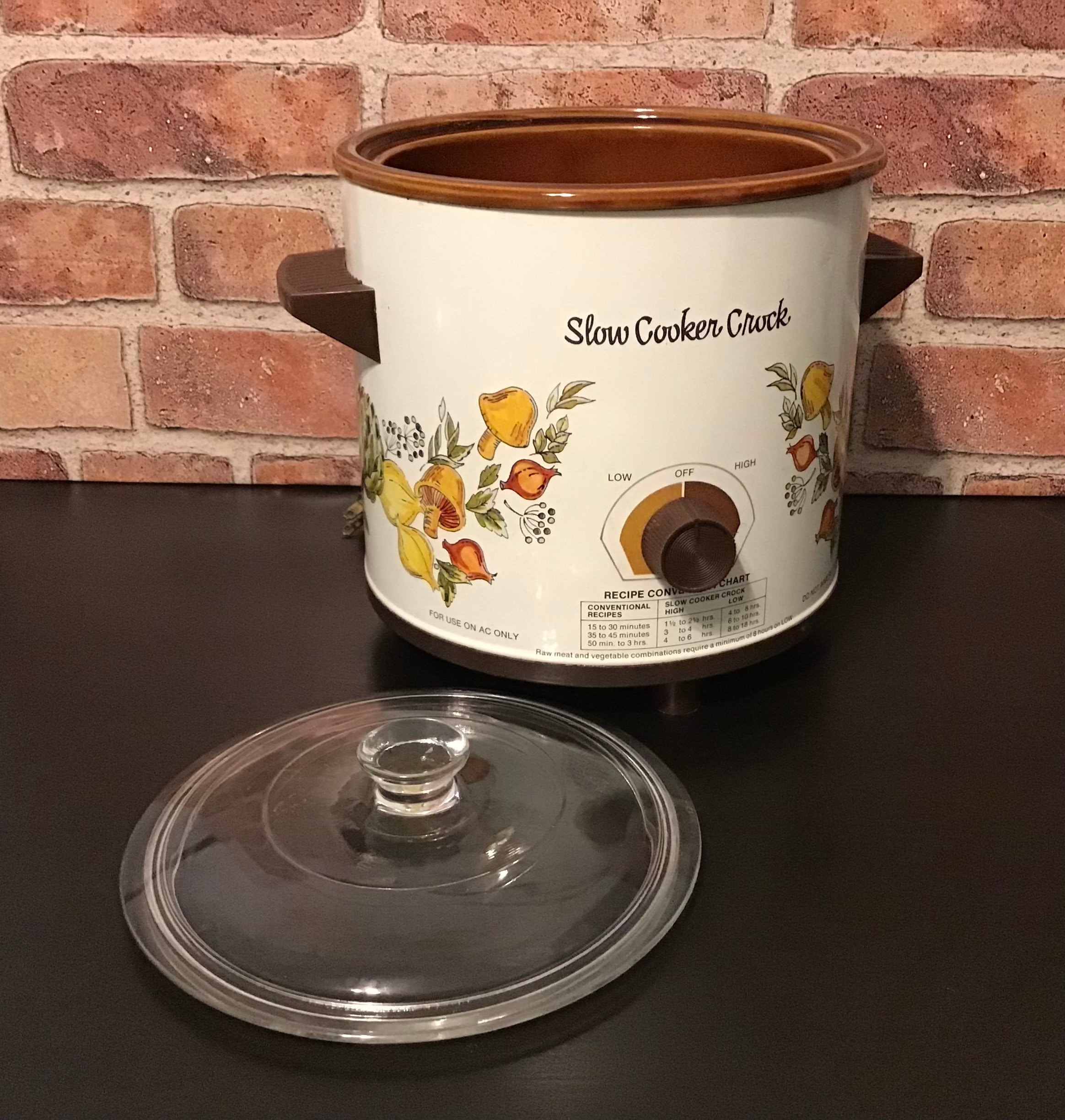 Corningware SPICE OF LIFE 3.5 Quart Crock Pot Slow Cooker Etsy