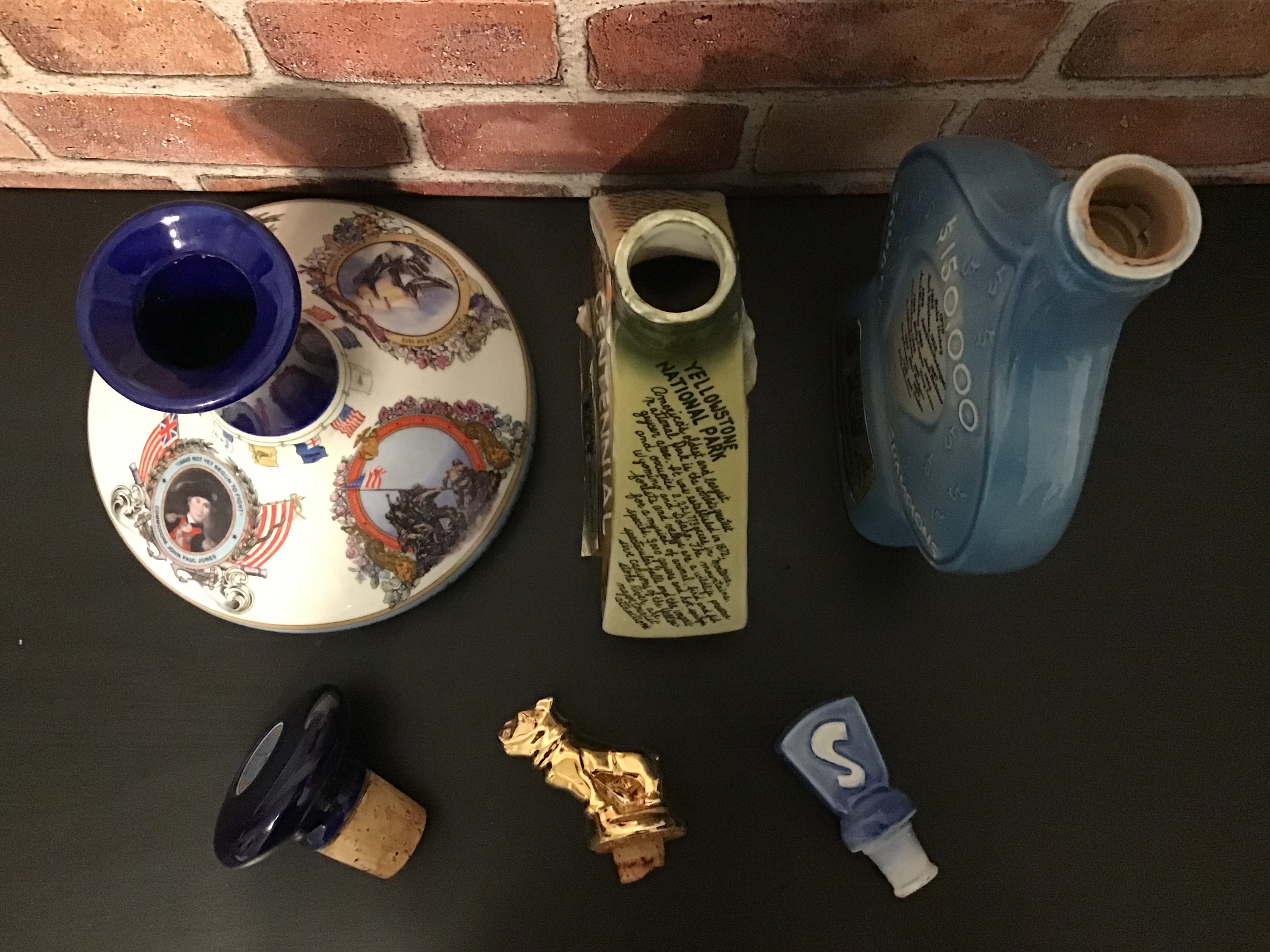 Yellowstone National Park Decanter or Pussers Rum British Navy Decanter