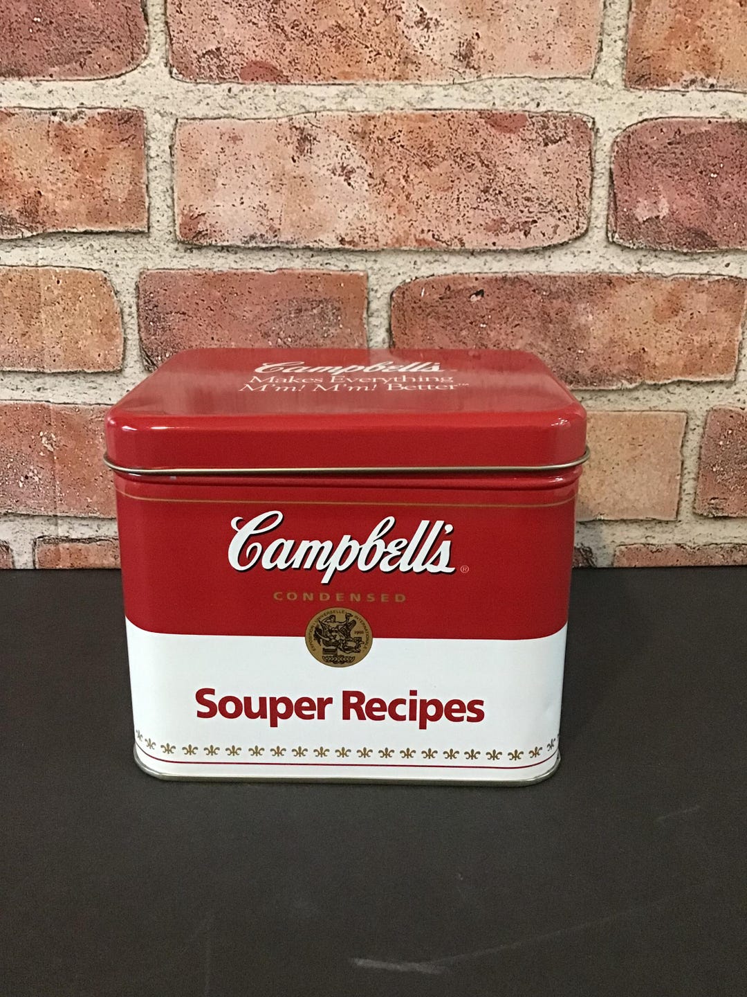 Campbell’s Souper Recipe Card Metal Box Tin With Recipe Cards Included ...