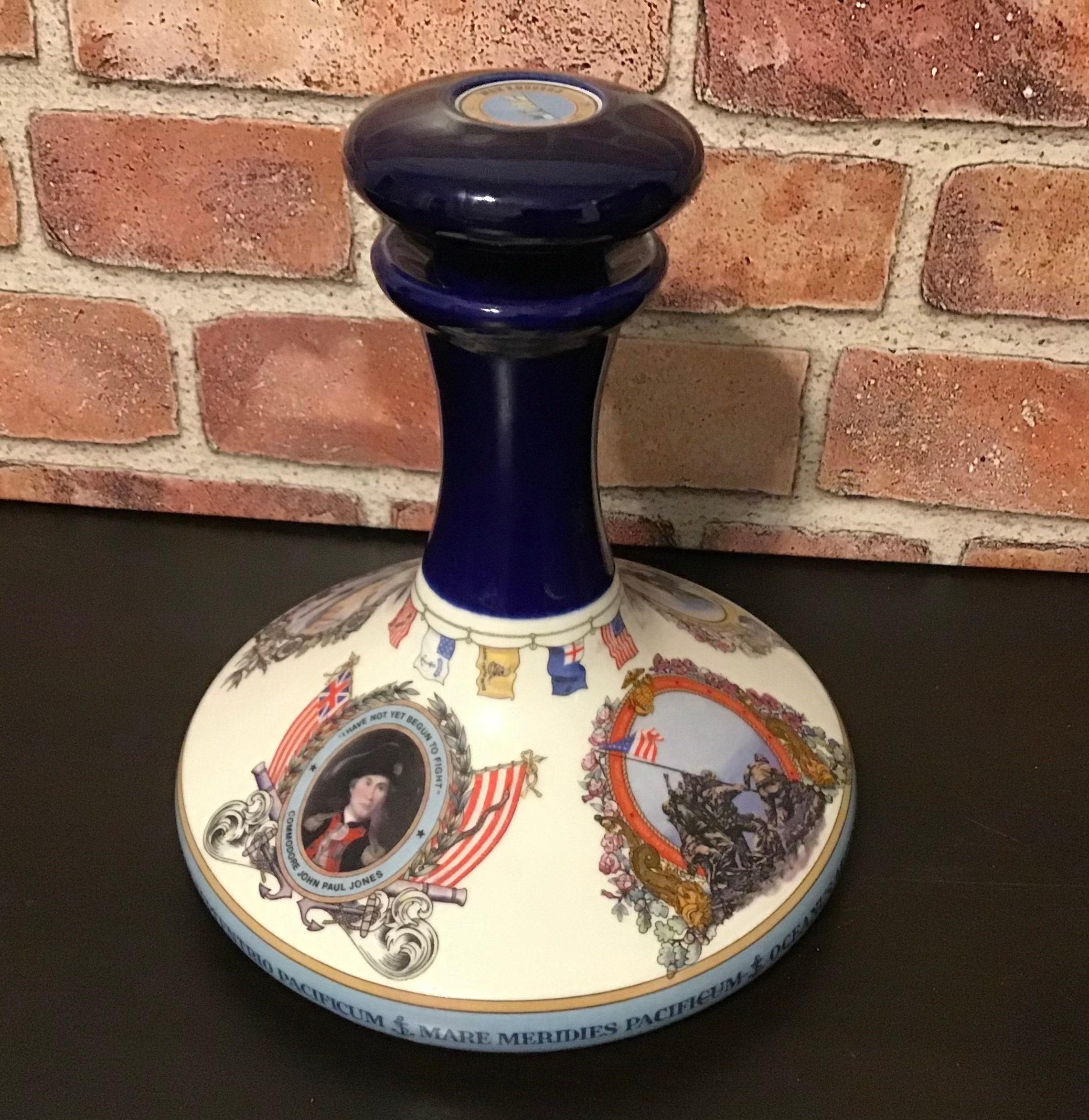 Yellowstone National Park Decanter or Pussers Rum British Navy Decanter