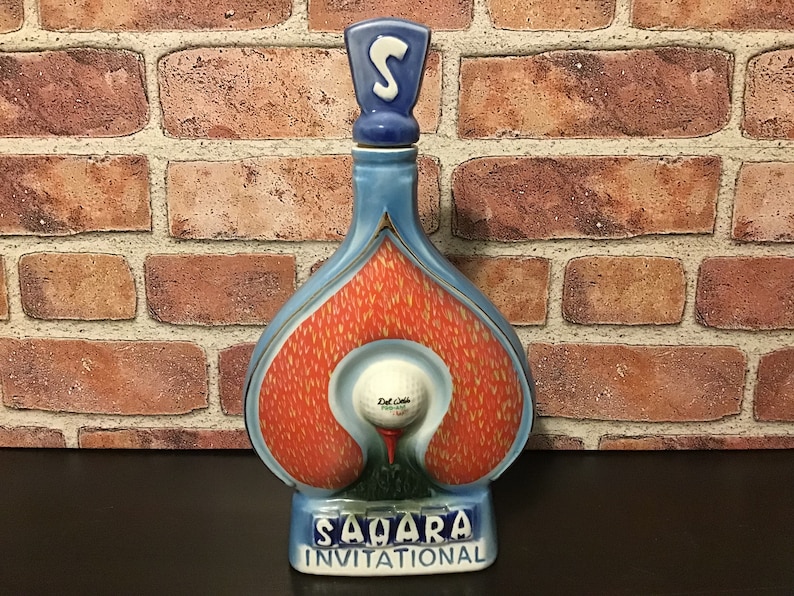 Yellowstone National Park Decanter or Pussers Rum British Navy Decanter