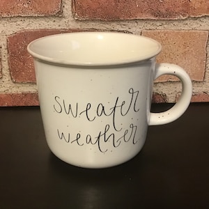Sweet Water Sweater Weather White Campfire Coffee Tea Mug