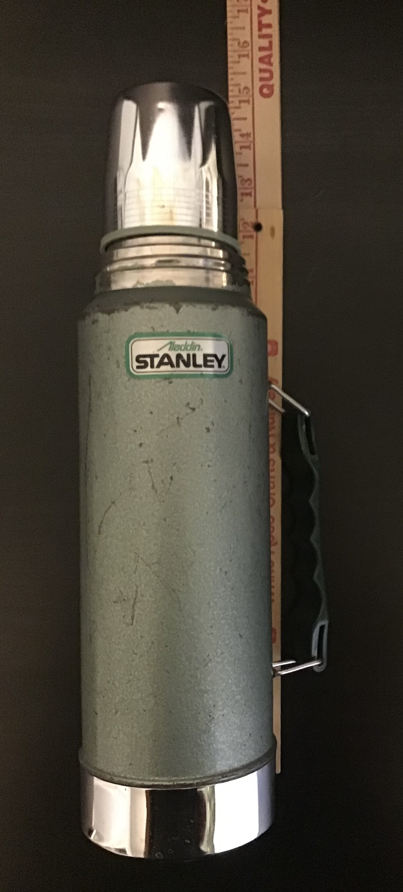 Vintage Aladdin Stanley Vacuum Bottle Thermos Insulated Heavy Duty A