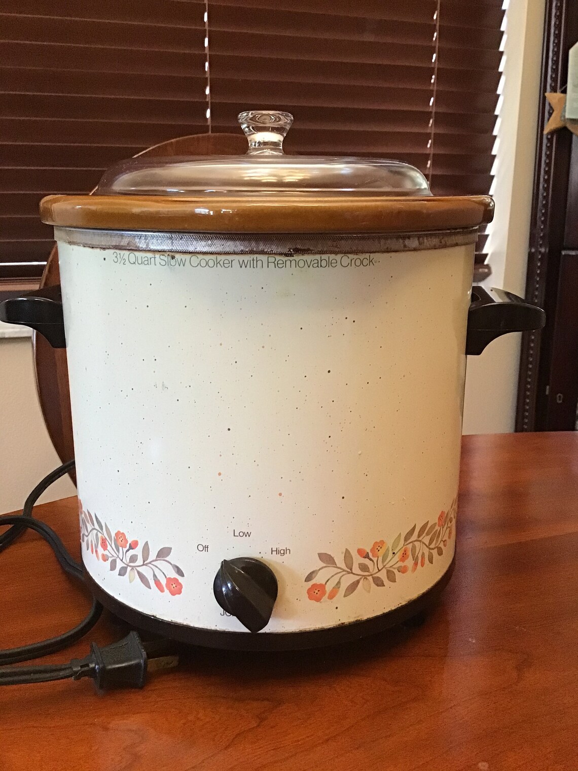 Vintage Slow Cooker 1970s Jcpenney Crock Pot Orange and Etsy