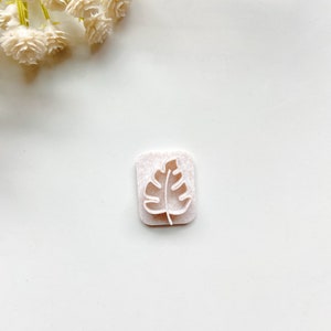 Tropical Leaf Clay Stamp