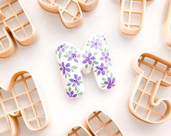 Giant Bubble Letters For Polymer Clay Clay Cutters