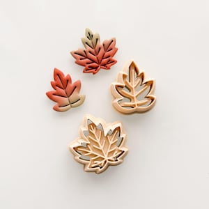 Fall Leaves Clay Cutters