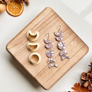 Moon Phases Dangle Clay Cutter