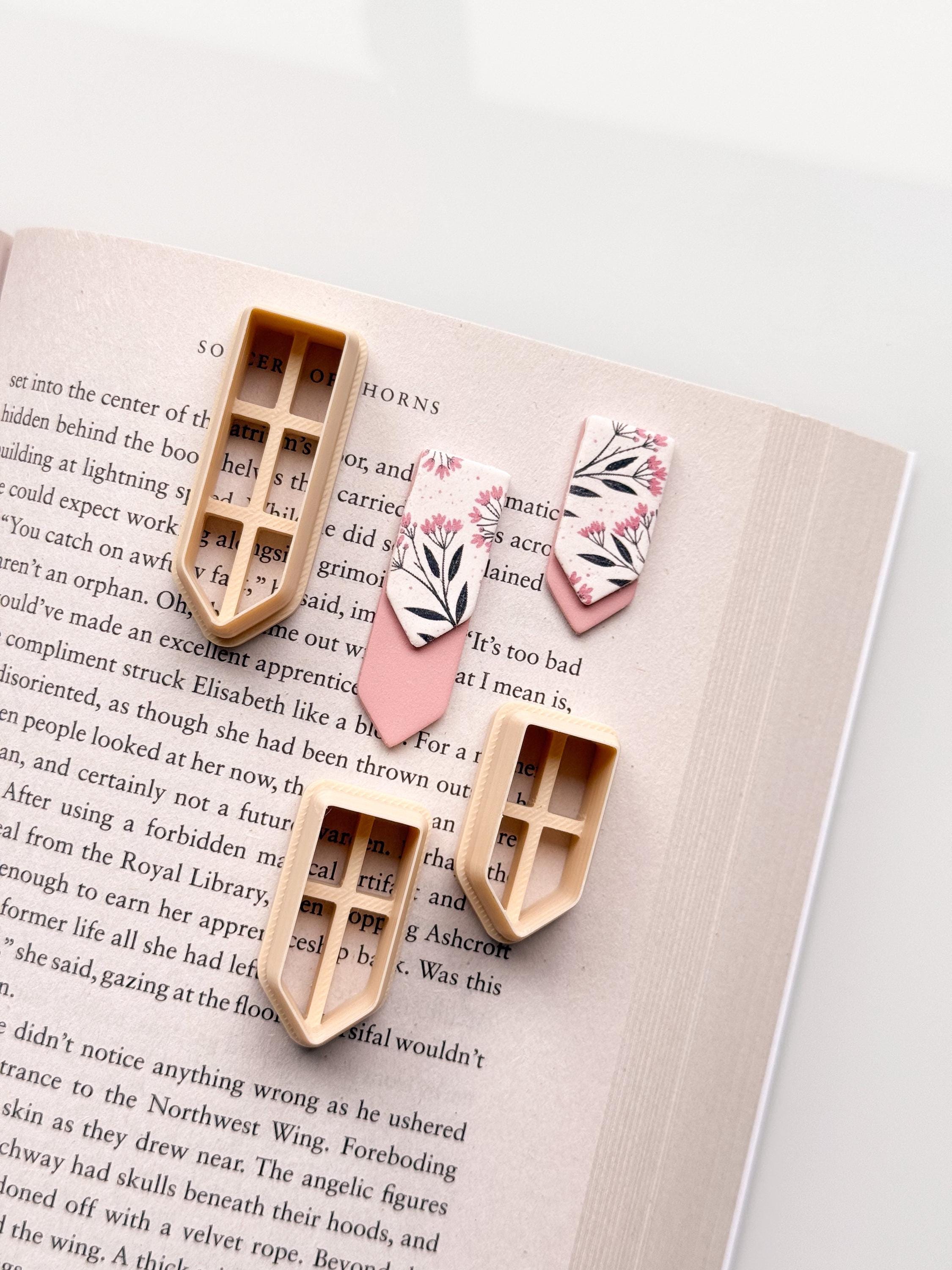 Pointed Stacked Bookmark Clay Cutter Set (includes All 3) - Etsy