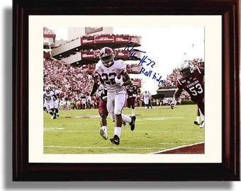Goes up High Portrait Alabama Crimson Tide Julio Jones Autograph Replica Super Print