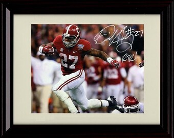 Goes up High Portrait Alabama Crimson Tide Julio Jones Autograph Replica Super Print