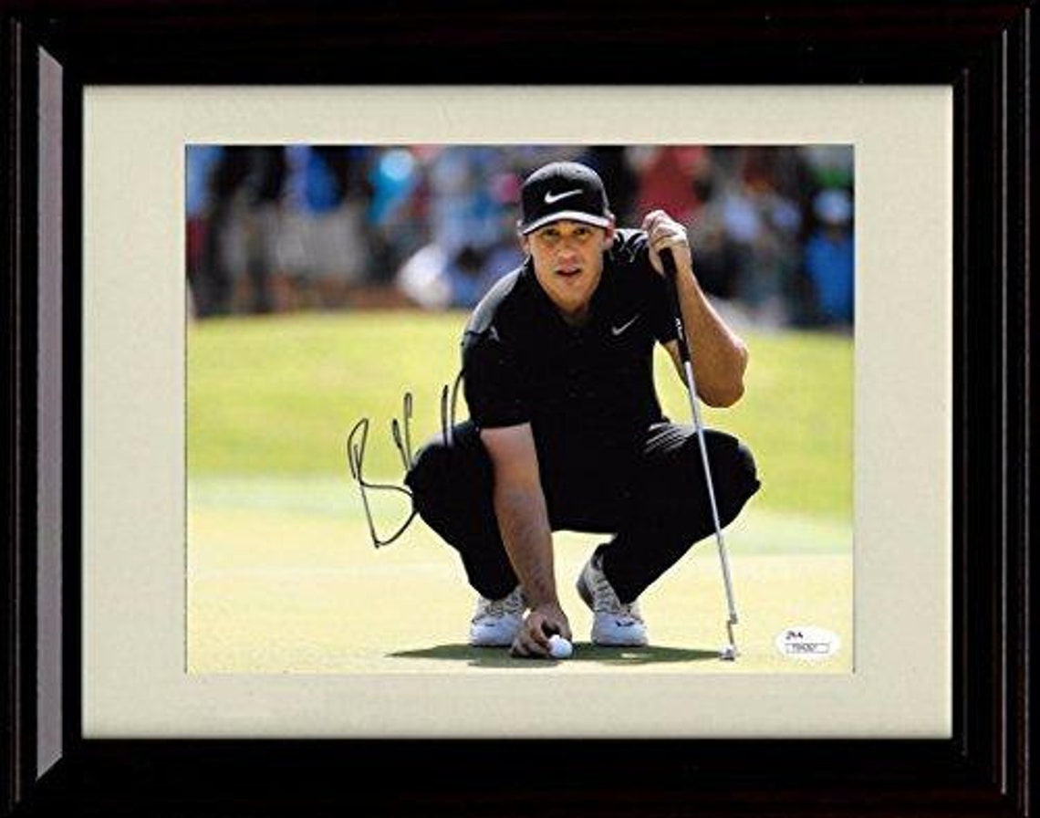 Framed Brooks Koepka Autograph Promo Print 2017 US Open Etsy