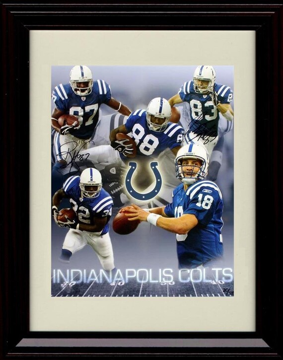 Framed Brandon Stokley And Reggie Wayne Indianapolis Colts | Etsy