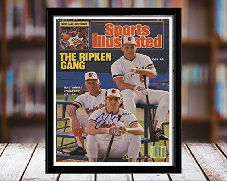 The Ripken Clan Sports Illustrated Autograph Replica Print 3987