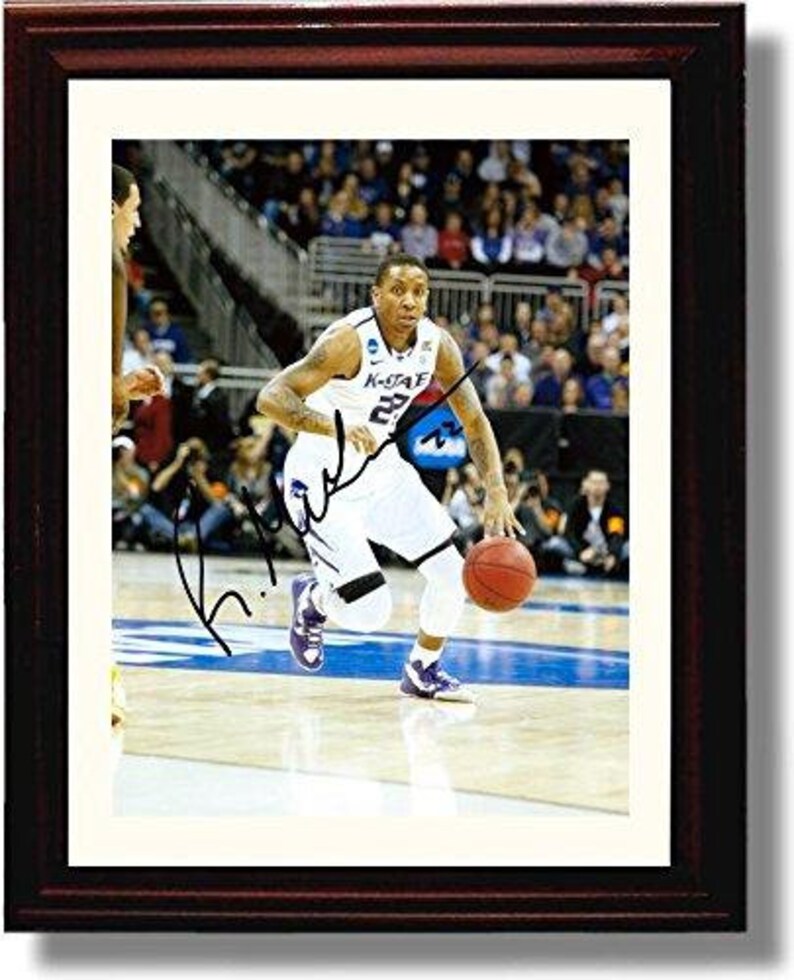 Kansas State Wildcats Framed Rodney McGruder Autograph Promo Print