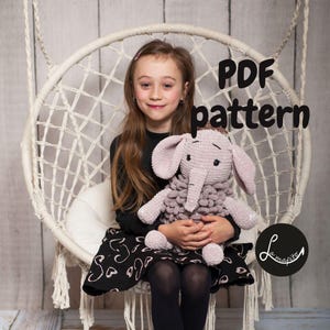 Crochet Elephant Pattern PDF – Amigurumi for Beginners, Quick Project, Perfect Gift Idea