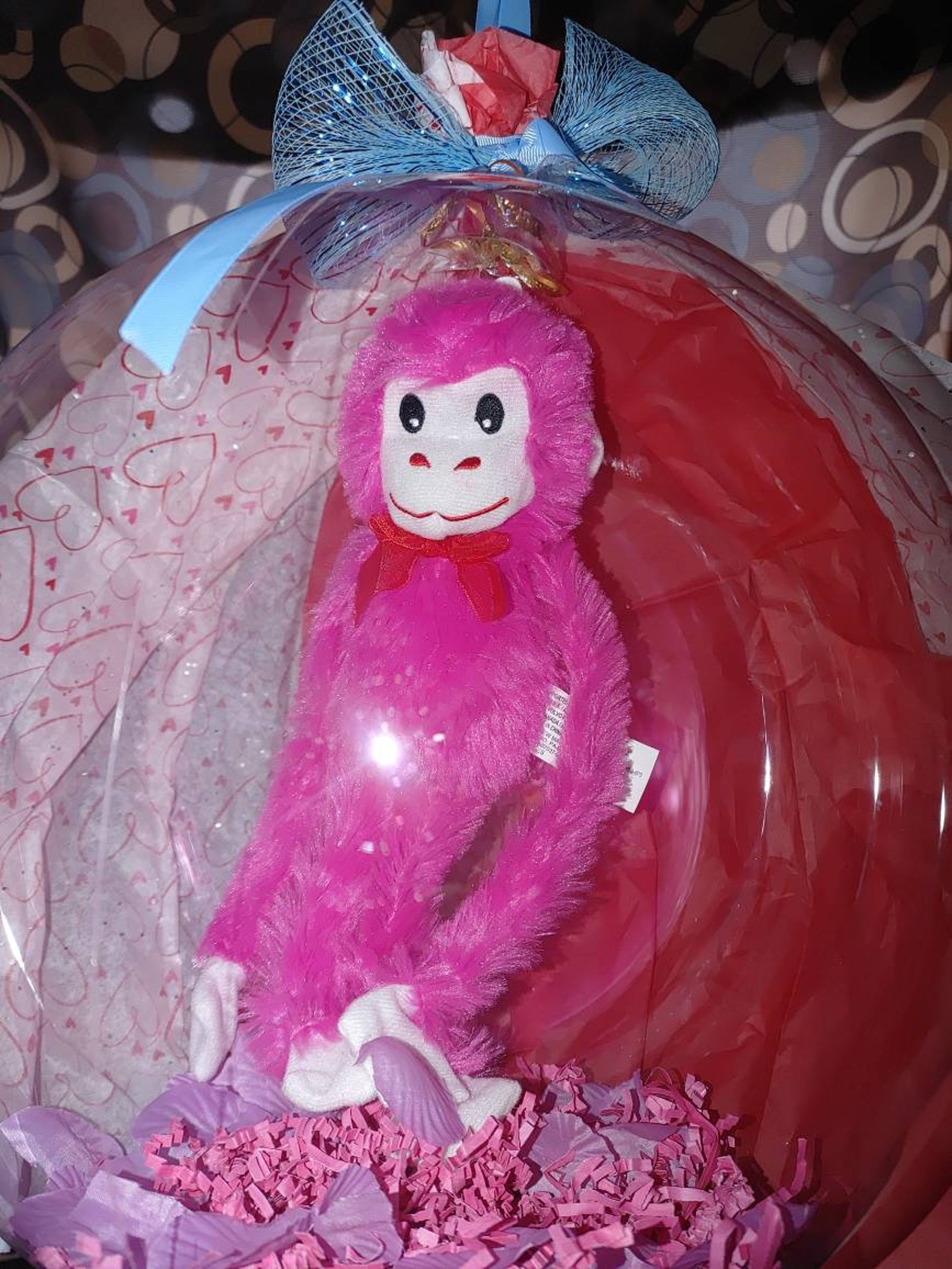 Light up Bobo stuffed animal balloons with decorations. Great | Etsy