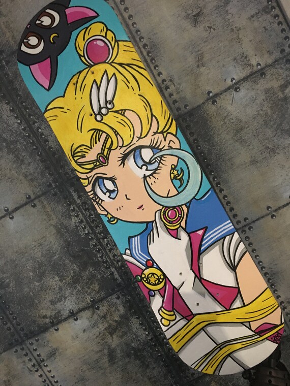 Custom Anime/character Skateboard Decks Handpainted -  Sweden