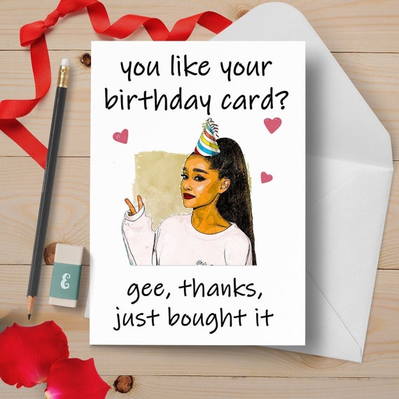 Funny Birthday Card Personalized Meme Card Etsy
