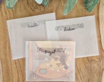 Mini Floral Cash Stuffing Envelopes: Personalized Vellum Wallet for Budgeting