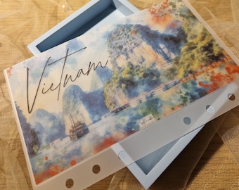 Vietnam Reise Bargeld Umschlag für A6 Binder