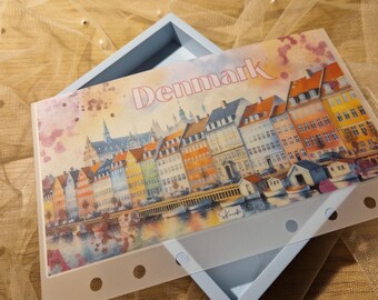 Dänemark Reise Pergament Geld Umschlag für A6 Binder