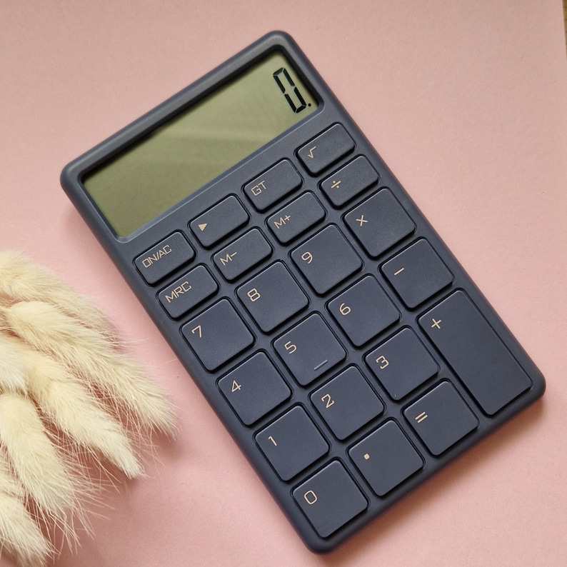 Amethyst Purple Aesthetic Electronic Budgeting Calculator | Minimalist ...