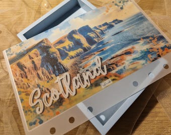 Schotland Travel Vellum Cash-envelop voor A6 Budget Binder