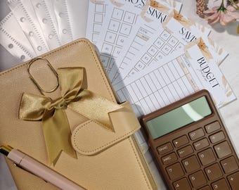 Set iniziale per riempire contanti con raccoglitore per budget A6 e accessori per il budget
