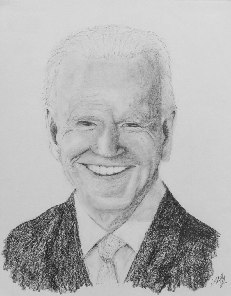 Joe Biden Portrait Sketch image 1