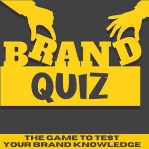 Brand Quiz | PowerPoint Games | Family Game | Party Trivia Quiz | Marketing Games | Virtual Quiz Night Games | Icebreaker | PC & Mac