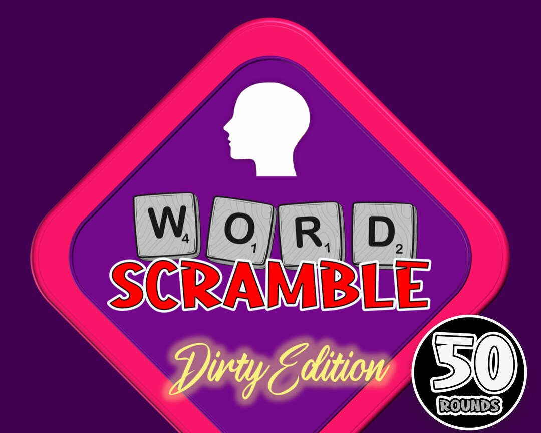 Word Scramble Anagram Jumble Game Dirty Edition Powerpoint Game Party