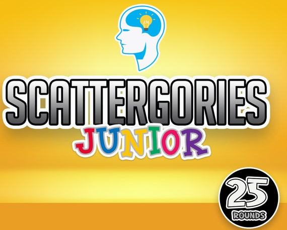Scattergories JUNIOR Game Powerpoint Game Party Game - Etsy