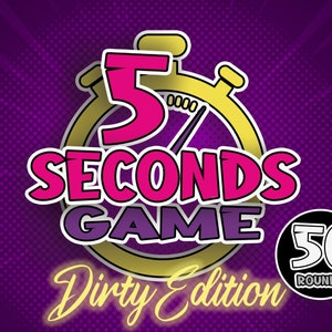 5 Seconds Game | Dirty Edition | Adult Party Game | 5 Second Rule Game | PowerPoint Game | Date Night Game | Lockdown Game | Mac & PC