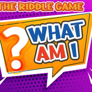 WHAT AM I - 30 Rätsel und Denksportaufgaben | Powerpoint-Spiel | Spiel für Zoom | Partyspiel | Spieleabend | Anpassbare Vorlage | Mac & PC