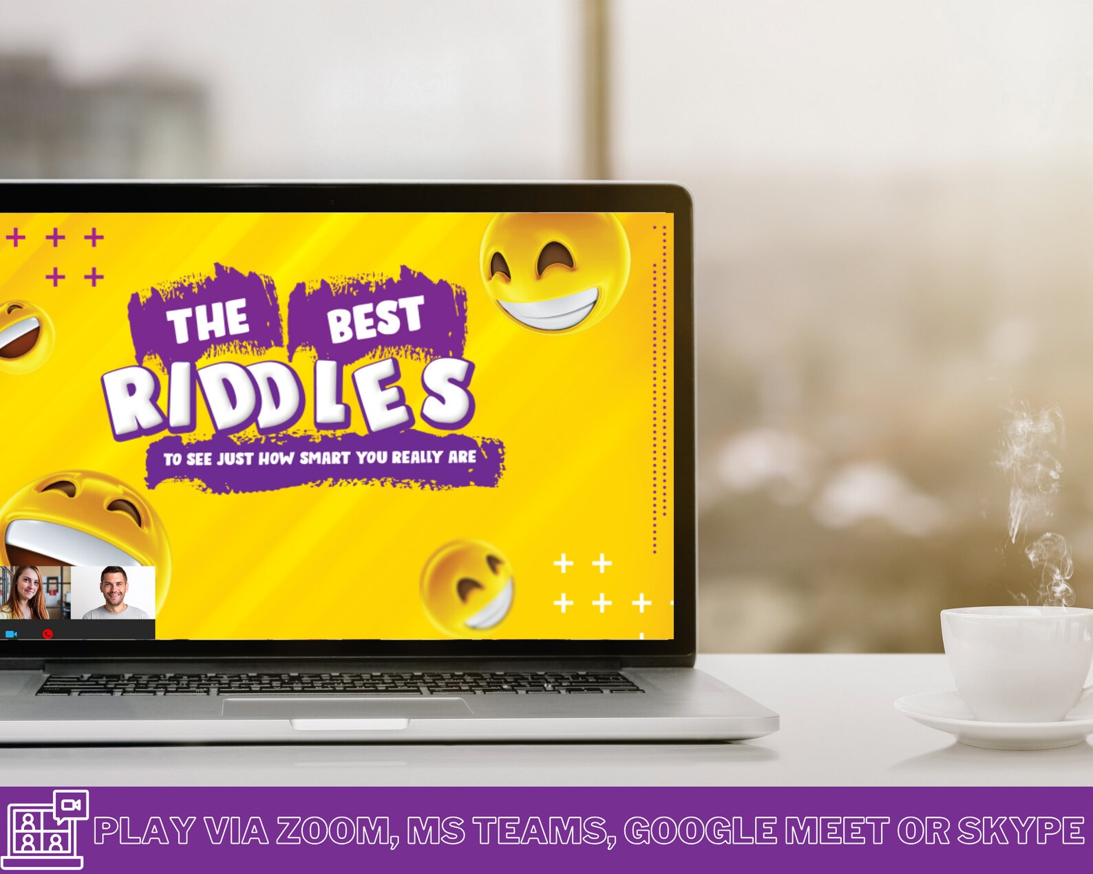 The Best Riddles Riddles and Brain Teaser Powerpoint Game Game for Zoom