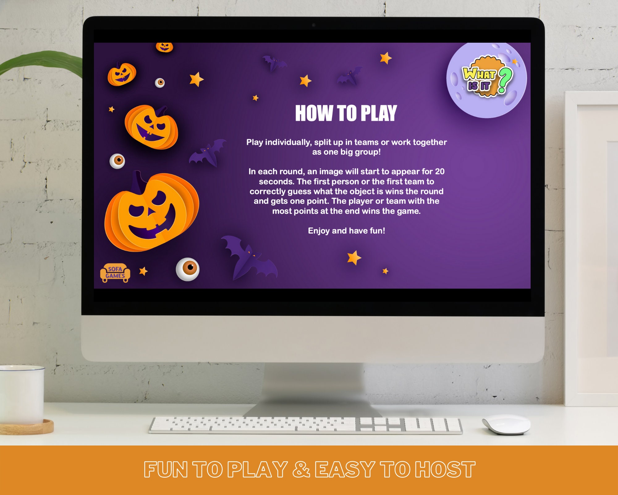 What is It HALLOWEEN Picture Game Powerpoint Game Party Game Family