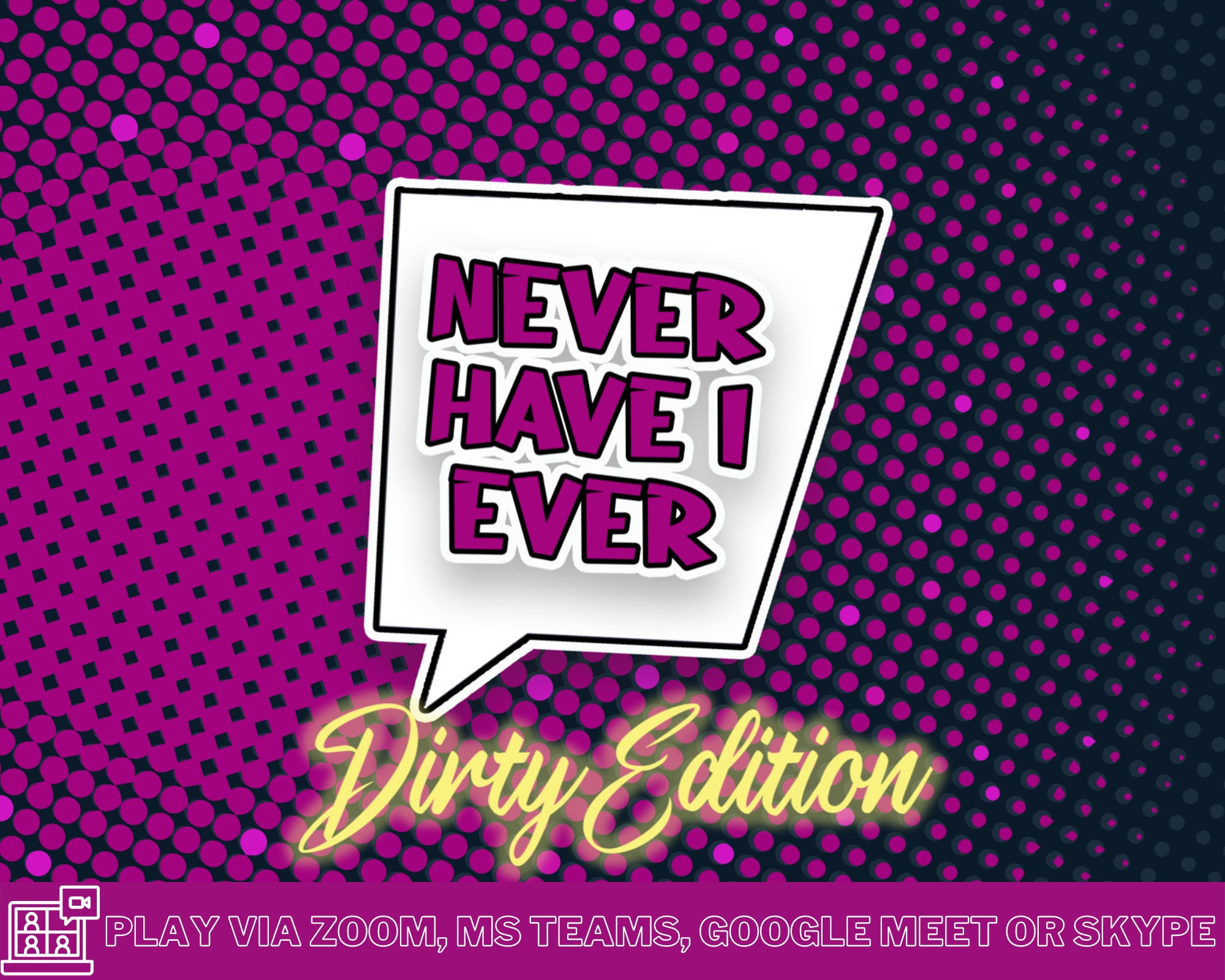 Never Have I Ever DIRTY | Powerpoint Party Game | Virtual Drinking Game