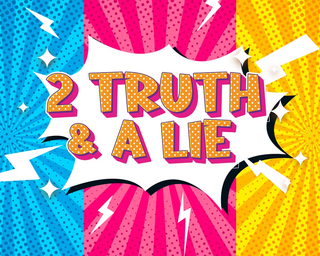 2 Truth and a Lie | Powerpoint Game | Pub Quiz | Party Game | Family