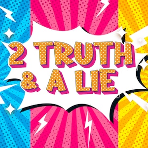 2 Truth and a Lie | PowerPoint Game | Pub Quiz | Party Game | Family Game | Virtual Quiz Night | Game Night | Trivia Quiz | Mac & PC