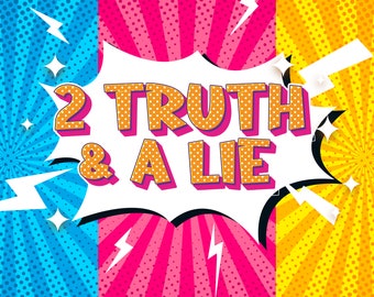 2 Truth and a Lie | PowerPoint Game | Pub Quiz | Party Game | Family Game | Virtual Quiz Night | Game Night | Trivia Quiz | Mac & PC