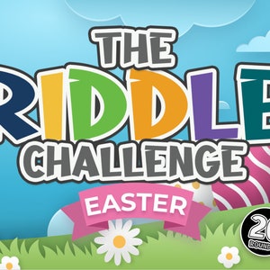 Riddle Quiz Easter – Riddles and Brain Teaser | PowerPoint Game | Game for Zoom | Party Game | Game Night | Customizable Template | Mac & PC