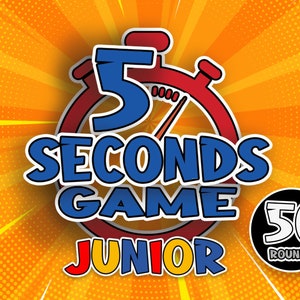 5 Seconds Game | JUNIOR | 5 Second Rule Game | PowerPoint Game | Family Party Game | Lockdown Game | Mac & PC